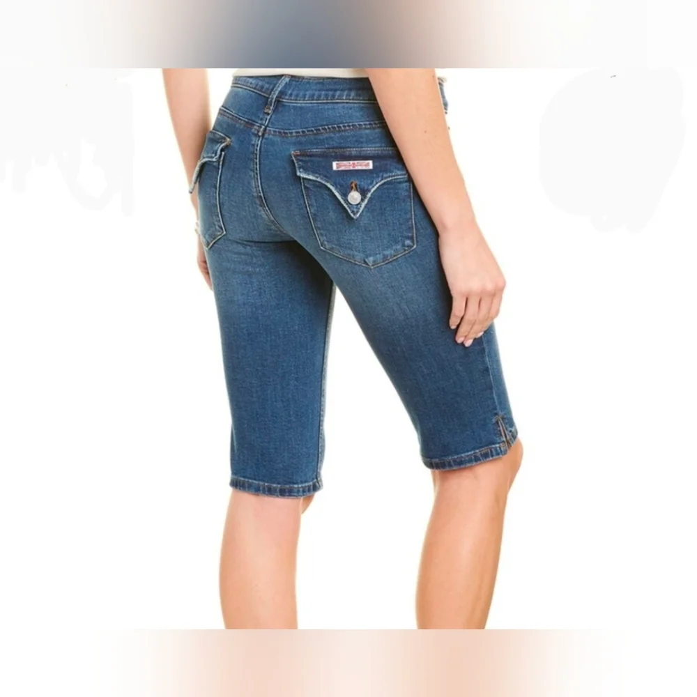 Hudson Jorts Blue Denim Knee Viceroy 5-Pocket Style Jean Shorts 30 *NWOT